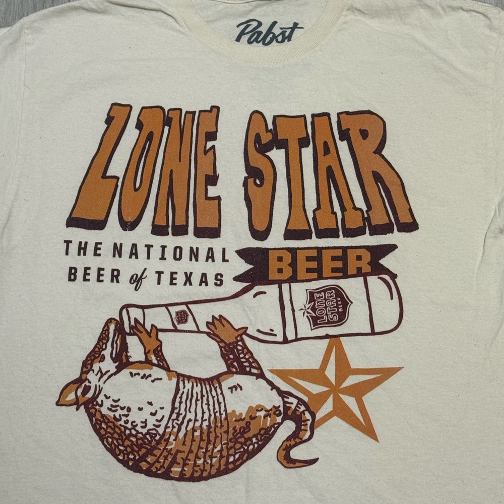 Lone Star Beer Graphic T-Shirt size large men’s urban outfitters - Picture 2 of 8